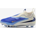 Nike Phantom 6 High Academy Lv8 Fg Çocuk Mavi Krampon Plastik Malzeme Yüksek Bilekli Erkek Çocuk - 001 - Beyaz