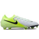 Nike Phantom GX II Elite FG-Pro Mens Football Shoes Profesyonel Erkek Krampon Gri Neon Yeşil