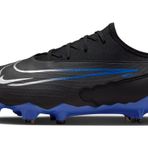 Nike Phantom Gx Pro Fg erkek spor ayakkabısı, Siyah Krom Hyper Royal, 42 EU