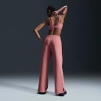 Nike Phoenix Fleece Hr Logo Pant Wide Kadın Eşofman Altı - Polarlı Yüksek Belli Geniş Paça - FV7684-634 - Kahverengi - Kahverengi