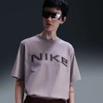 Nike Phoenix Ss Tee Kadın Mor Pamuklu Bol Kesim T-Shirt HQ1679-226