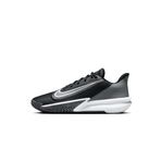 Nike Precision 7 erkek basketbol ayakkabısı, Siyah Beyaz Demir Grisi Duman Grisi, 45 EU