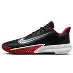 Nike Precision Vii erkek basketbol ayakkabısı, Siyah Beyaz University Red, 46 EU