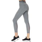 Nike Pro 365 High-Rise 7/8 Training File Panelli Gri Kadın Tayt
