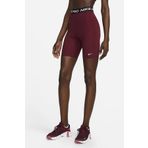 Nike Pro 365 Shorts Tights Yüksek Belli Toparlayıcı 18 cm Bordo Biker Tayt Şort