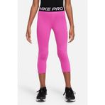 Nike Pro Dri Fit 3/4 Lenght Leggings Pink Kız Çocuk Capri Tayt Pembe