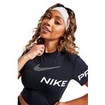Nike Pro Dri-Fit Cropped Graphic Sleeve Kadın Siyah Tişört