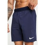 Nike Pro Dri Fit Flex Vent Max 8 inch Shorts Fermuarlı Erkek Antrenman Şortu Lacivert