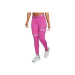 Nike Pro Dri-FIT Graphic Mid-Rise Kadın Tayt - aktif fuşya/okyanus bliss PEMBE