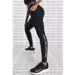 Nike Pro Dri Fit Grappic Leggings Black Toparlaycı Kadın Taytı Siyah