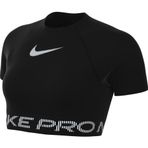 Nike Pro Dri-FIT kısa kesim kısa kollu tişört, grafikli, kadınlar için, HV3673