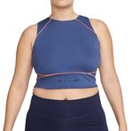 Nike Pro Dri-FIT Membership Kadın Crop T-Shirt Lacivert M