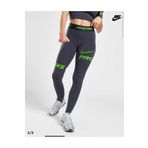 Nike Pro Dri-Fit Mid-Rise Full-Length Graphic Training Gri Kadın Tayt