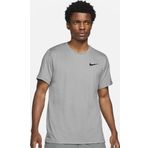 Nike Pro Dri Fit Short Sleeve Mens Erkek Koşu Antrenman Tişörtü Gri