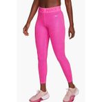 Nike Pro Dri Fit Trainning Medium Support Mid Rise 7/8 Length Kadın Desenli Antrenman Taytı Pembe