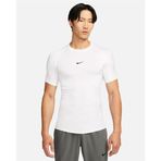 Nike Pro FB7932-100 Erkek Dri-FIT Dar Kesim Kısa Kollu Tişört - Beyaz