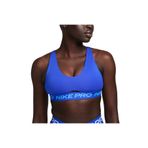 Nike Pro Indy Plunge Bra Kadın çıkarılabilir pedli Sporcu mavi Sütyen bra -405