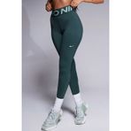 Nike Pro Sculpt Dri Fit High Rise Full Length Leggings Kadın Yüksek Bel Antrenman Tayt Koyu Yeşil