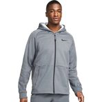 Nike Pro Terma Fit Sphere Full Zip Men's Hoodie Erkek Kapüşonlu Terma Fit Sweatshirt Gri