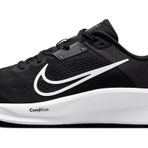 Nike Quest 6 erkek koşu ayakkabısı, Siyah Beyaz Demir Gri, 44 EU