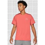 Nike Rise 365 Run Division Short Sleeve Reflectörlü Erkek Koşu Tişörtü Pembe