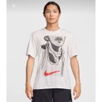 Nike Rise 365 Run Energy Kısa Kollu Fileli Beyaz Erkek T-Shirt FN3996-121 - M