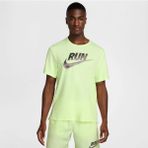 Nike Run Energy Miler T-Shirt Erkek Spor Tişört - Sarı