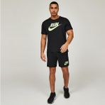 Nike Run Energy Miler T-Shirt Erkek Spor Tişört - Siyah - XL