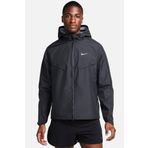 Nike Running Storm Fit Windrunner Hoodie Jacket Erkek Su Itici Kapüşonlu Reflektörlü Yürüyüş Koşu Ceketi Siyah