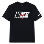 Nike Rwb Spliced Swoosh Tee Erkek Çocuk Tişört 9Q1432 9Q1432-023, 12-13 Yaş