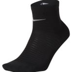 Nike Spark Lightweight Running Ankle Quarter Socks Dri-Fit Reflektörlü Bilek Tekli Koşu Çorabı Siyah - 34 / 38