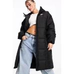 Nike Sportswear Classic Puffer Therma-Fıt Bol Kesim Kapüşonlu Kadın Parkası - Siyah
