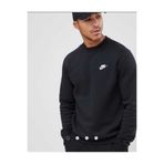Nike Sportswear Club Fleece Erkek Siyah Sweatshirt Cngstore