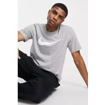 Nike Sportswear Clup Swoosh Gri Erkek Spor Tişört