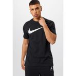 Nike Sportswear Clup Swoosh Siyah Erkek Spor Tişört Nefes Alabilir Kumaş ile Spor ve Günlük Kombin