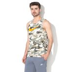 Nike Sportswear DriFit Training Tank Top Light Camo Orange Erkek Sporcu Atlet