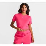 Nike Sportswear Essential Slim-Fit Cropped Short-Sleeve Pembe Kadın T-Shirt FB2873-629