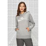 Nike Sportswear Futura Essential Fleece Hoodie Kapüşonlu Gri Kadın Sweatshirt
