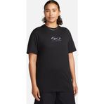 Nike Sportswear Loose Fit Tee Bfoosh Siyah Kadın Pamuklu Bol Kesim Tişört