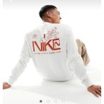 Nike Sportswear M90 Oc Pack Long-Sleeve Erkek T-Shirt FJ1087-133 - Krem