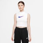 Nike Sportswear Mock-Neck Kadın Atlet - Beyaz
