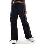 Nike Sportswear Oversized Cargo Dans Pant Kadın Oversize Kargo Cepli Dokuma Eşofman Altı Siyah