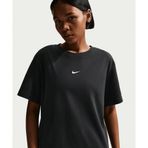 Nike Sportswear Oversized Short-Sleeve T-Shirt Kadın Siyah Tişört - IH7601-010