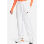 Nike Sportswear Phoenix Fleece Oversize High Rise Pants Kadın Oversize Yüksek Belli Şardonlu Eşofman Altı Beyaz - Beyaz - Turuncu