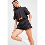 Nike Sportswear Phoenix Fleece Yüksek Belli Bol Kesim Kadın Siyah Spor Şort