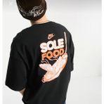 Nike Sportswear Sole Food Graphic Oversized Short-Sleeve Siyah Erkek T-Shirt FB9807-010