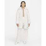 Nike Sportswear Swoosh Icon Clash Uzun Loose Fit Bol Kesim Kadın Ceket - Beyaz