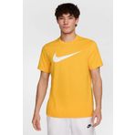 Nike Sportswear Swoosh Sarı Kısa Kollu Erkek T-shirt