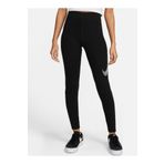 Nike Sportswear Swoosh Yüksek Belli Siyah Kadın Taytı - Siyah DR5617-010
