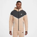 Nike Sportswear Tech Fleece Erkek Bej Sweatshirt (REFLEKTÖRLÜ)